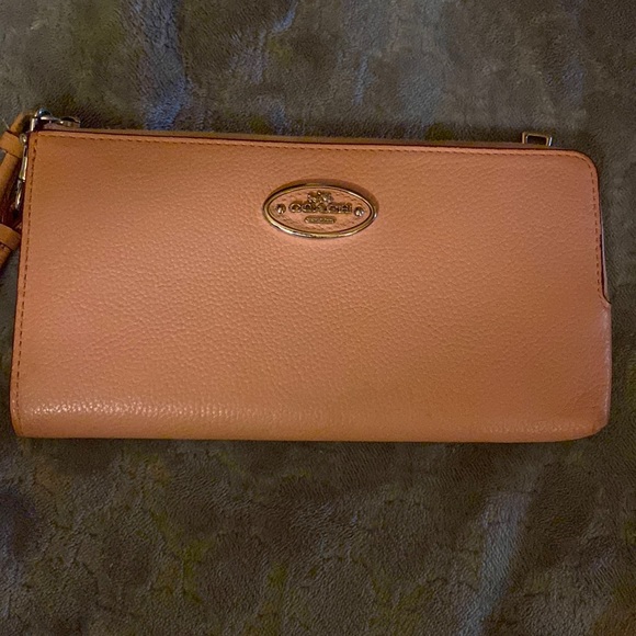Vintage coach wallet with strap. Lots of packets. Love this wallet. - Picture 2 of 7